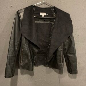 Kids Faux Leather Coffee Shop Jacket